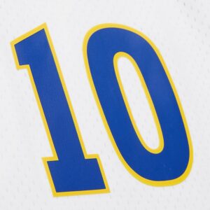 Tim Hardaway Golden State Warriors Mitchell & Ness Hardwood Classics 1990/91 Swingman Jersey - White photo 4 Jersey4u