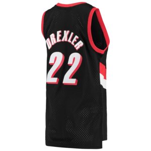Clyde Drexler Portland Trail Blazers Mitchell & Ness Women's 1991/92 Hardwood Classics Swingman Jersey - Black photo 3 Jersey4u