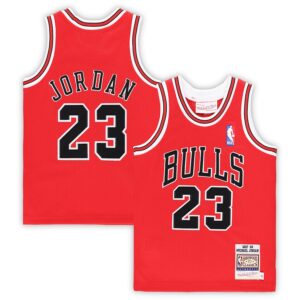 Michael Jordan Chicago Bulls Mitchell & Ness Toddler 1997/98 Hardwood Classics Authentic Jersey - Red photo 1 Jersey4u