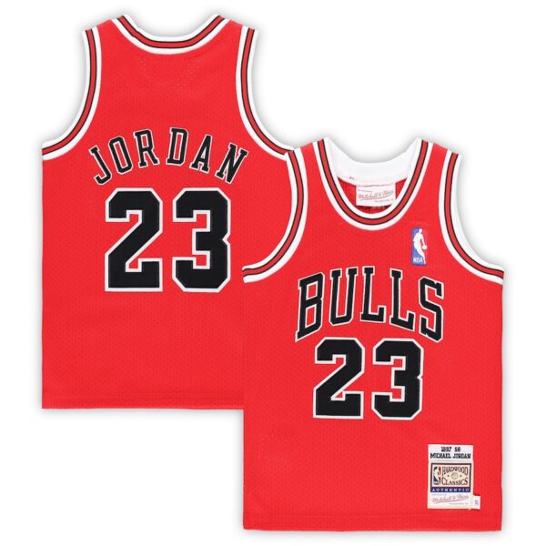 Michael Jordan Chicago Bulls Mitchell & Ness Toddler 1997/98 Hardwood Classics Authentic Jersey - Red photo 1 Jersey4u