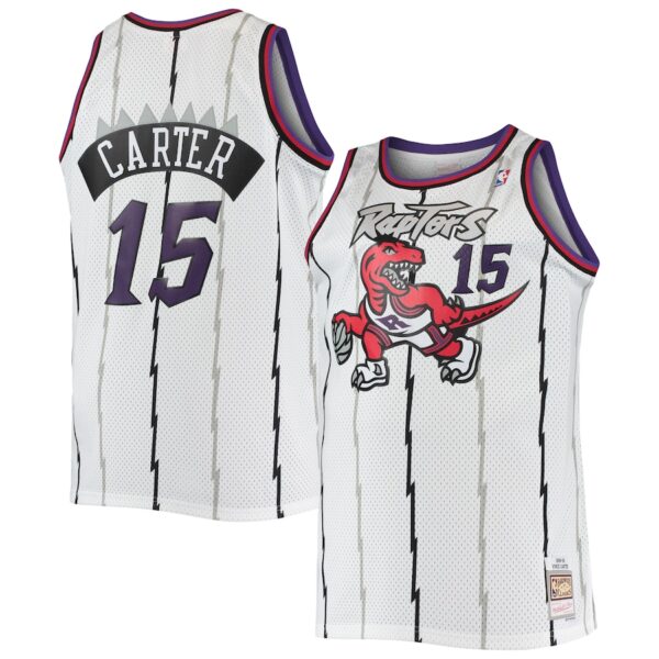 Vince Carter Toronto Raptors Mitchell & Ness 1998/99 Big & Tall Hardwood Classics Swingman Jersey - White photo 1 Jersey4u