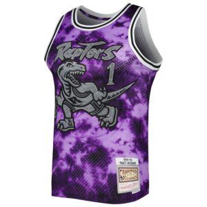 Tracy McGrady Toronto Raptors Mitchell & Ness 1998/99 Galaxy Swingman Jersey - Purple photo 2 Jersey4u