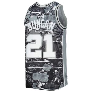 Tim Duncan San Antonio Spurs Mitchell & Ness 1998/99 Hardwood Classics Lunar New Year Swingman Jersey - Silver photo 3 Jersey4u