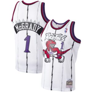 Tracy McGrady Toronto Raptors Mitchell & Ness 1998/99 Hardwood Classics Swingman Jersey - White photo 1 Jersey4u