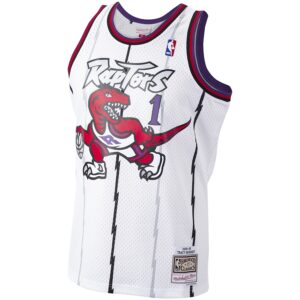 Tracy McGrady Toronto Raptors Mitchell & Ness 1998/99 Hardwood Classics Swingman Jersey - White photo 2 Jersey4u