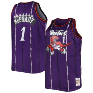Tracy McGrady Toronto Raptors Mitchell & Ness Big & Tall Hardwood Classics 1998/99 Swingman Jersey - Purple photo 1 Jersey4u
