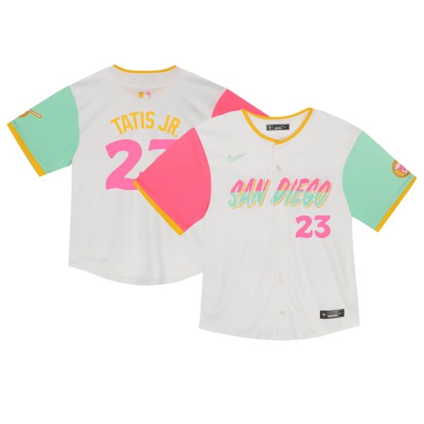 Fernando Tatis Jr. San Diego Padres Nike Infant City Connect Limited Player Jersey - White photo 1 Jersey4u