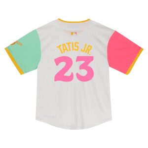 Fernando Tatis Jr. San Diego Padres Nike Infant City Connect Limited Player Jersey - White photo 3 Jersey4u