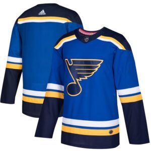 St. Louis Blues adidas Home Authentic Blank Jersey - Blue photo 1 Jersey4u