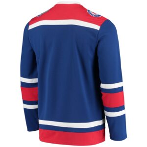 Philadelphia 76ers G-III Sports by Carl Banks Pointman Hockey Fashion Jersey - Royal photo 3 Jersey4u