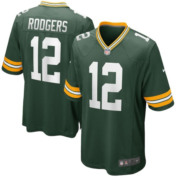 Aaron Rodgers Green Bay Packers Nike Game Player Jersey - Green photo 1 Jersey4u
