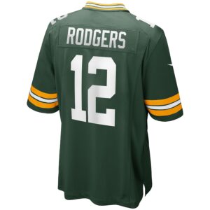 Aaron Rodgers Green Bay Packers Nike Game Player Jersey - Green photo 3 Jersey4u