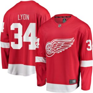 Alex Lyon Detroit Red Wings Jersey4u Home Breakaway Jersey - Red photo 1 Jersey4u