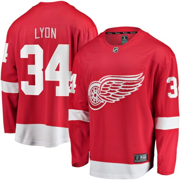 Alex Lyon Detroit Red Wings Jersey4u Home Breakaway Jersey - Red photo 1 Jersey4u