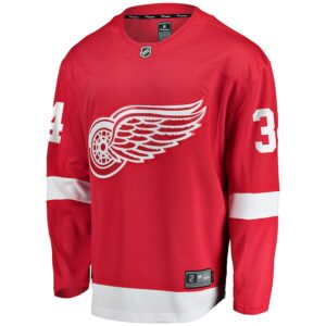 Alex Lyon Detroit Red Wings Jersey4u Home Breakaway Jersey - Red photo 2 Jersey4u