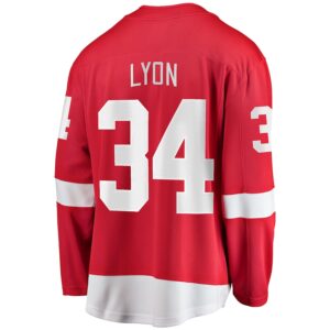 Alex Lyon Detroit Red Wings Jersey4u Home Breakaway Jersey - Red photo 3 Jersey4u