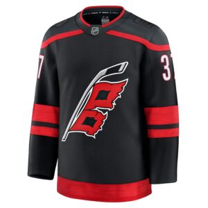 Andrei Svechnikov Carolina Hurricanes Jersey4u Home Premium Jersey - Black photo 2 Jersey4u
