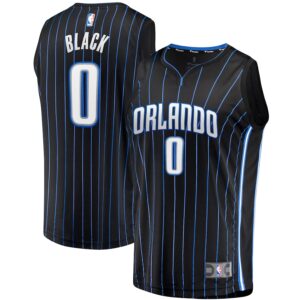 Anthony Black Orlando Magic Jersey4u  Fast Break Jersey4u Jersey - Icon Edition - Black photo 1 Jersey4u