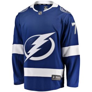Anthony Cirelli Tampa Bay Lightning Jersey4u Home Breakaway Player Jersey - Blue photo 2 Jersey4u
