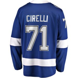 Anthony Cirelli Tampa Bay Lightning Jersey4u Home Breakaway Player Jersey - Blue photo 3 Jersey4u