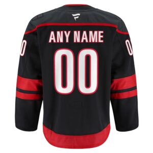 Carolina Hurricanes Jersey4u Home Authentic Pro Custom Jersey - Black photo 3 Jersey4u