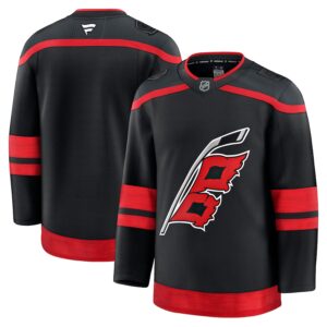 Carolina Hurricanes Jersey4u Home Premium Jersey - Black photo 1 Jersey4u