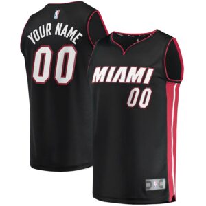 Miami Heat Jersey4u Fast Break Custom Jersey4u Jersey Black - Icon Edition photo 1 Jersey4u