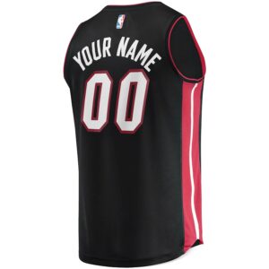 Miami Heat Jersey4u Fast Break Custom Jersey4u Jersey Black - Icon Edition photo 3 Jersey4u