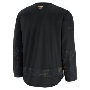 Vancouver Canucks Jersey4u 2024 Military Appreciation Practice Jersey - Black photo 3 Jersey4u