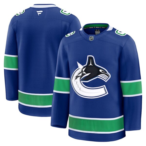 Vancouver Canucks Jersey4u Home Premium Jersey - Blue photo 1 Jersey4u