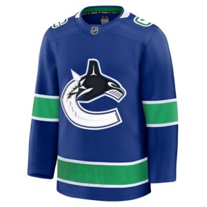Vancouver Canucks Jersey4u Home Premium Jersey - Blue photo 2 Jersey4u