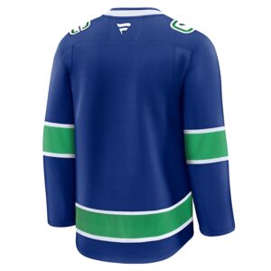 Vancouver Canucks Jersey4u Home Premium Jersey - Blue photo 3 Jersey4u