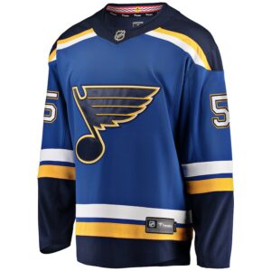 Colton Parayko St. Louis Blues Jersey4u Home Breakaway Player Jersey - Blue photo 2 Jersey4u
