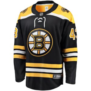 Danton Heinen Boston Bruins Jersey4u Home Premier Breakaway Player Jersey - Black photo 2 Jersey4u