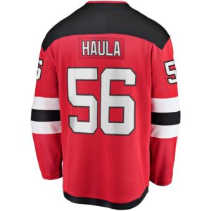 Erik Haula New Jersey Devils Jersey4u Home Breakaway Player Jersey - Red photo 3 Jersey4u