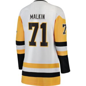 Evgeni Malkin Pittsburgh Penguins Jersey4u  Premier Breakaway Player Jersey - White photo 3 Jersey4u