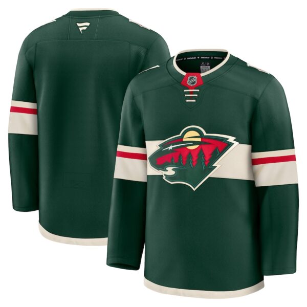 Minnesota Wild Jersey4u Home Premium Jersey - Green photo 1 Jersey4u