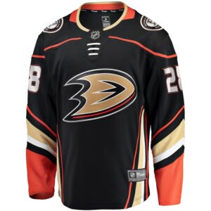 Gustav Lindstrom Anaheim Ducks Jersey4u Home Premier Breakaway Player Jersey - Black photo 2 Jersey4u