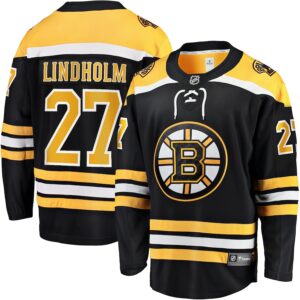 Hampus Lindholm Boston Bruins Jersey4u Home Breakaway Player Jersey - Black photo 1 Jersey4u