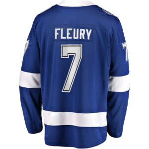 Haydn Fleury Tampa Bay Lightning Jersey4u Home Premier Breakaway Player Jersey - Blue photo 3 Jersey4u