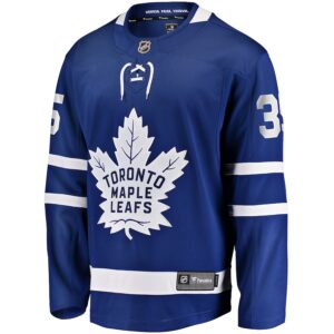Ilya Samsonov Toronto Maple Leafs Jersey4u Home Breakaway Player Jersey - Blue photo 2 Jersey4u