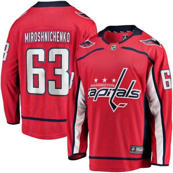 Ivan Miroshnichenko Washington Capitals Jersey4u Home Premier Breakaway Player Jersey - Red photo 1 Jersey4u