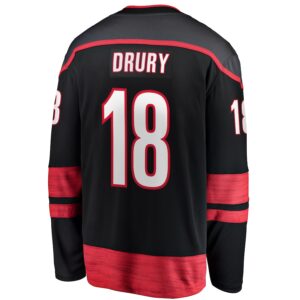 Jack Drury Carolina Hurricanes Jersey4u Home Premier Breakaway Player Jersey - Black photo 3 Jersey4u