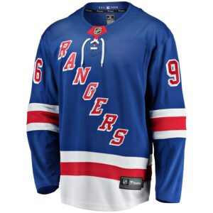 Jack Roslovic New York Rangers Jersey4u Home Premier Breakaway Player Jersey - Blue photo 2 Jersey4u