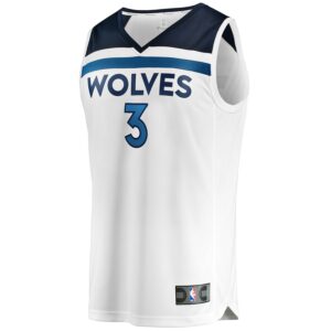 Jaden McDaniels Minnesota Timberwolves Jersey4u Fast Break Jersey4u Player Jersey - Association Edition - White photo 2 Jersey4u