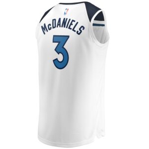 Jaden McDaniels Minnesota Timberwolves Jersey4u Fast Break Jersey4u Player Jersey - Association Edition - White photo 3 Jersey4u