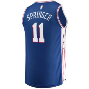 Jaden Springer Philadelphia 76ers Jersey4u Fast Break Jersey4u Jersey Royal - Icon Edition photo 3 Jersey4u