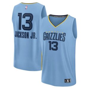 Jaren Jackson Jr. Memphis Grizzlies Jersey4u Fast Break Jersey4u Player Jersey - Statement Edition - Light Blue photo 1 Jersey4u