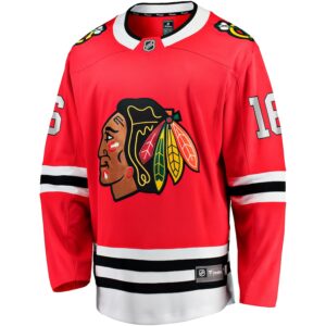 Jason Dickinson Chicago Blackhawks Jersey4u Home Breakaway Jersey - Red photo 2 Jersey4u