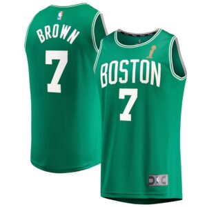 Jaylen Brown Boston Celtics Jersey4u 2024 NBA Finals Champions Fast Break Jersey4u Player Jersey - Kelly Green - Icon Edition photo 1 Jersey4u